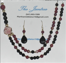 Rhodonite Agate and Black Onyx